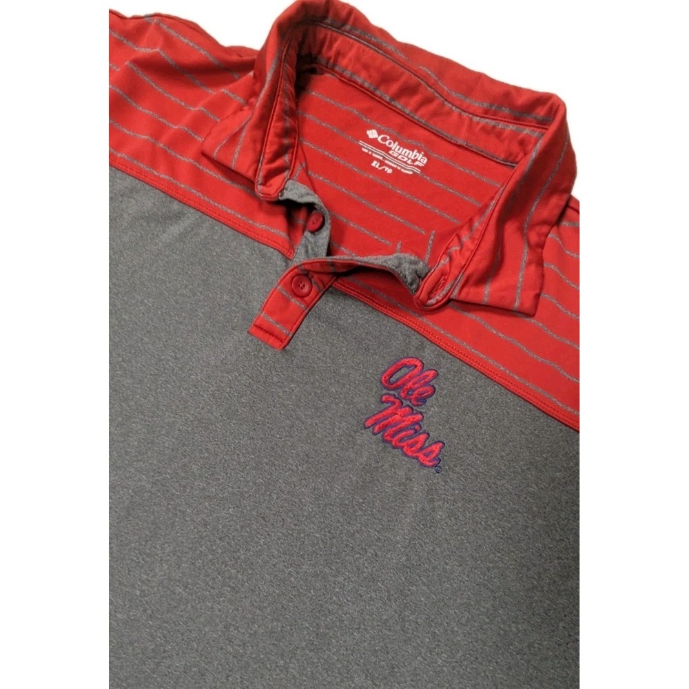 Columbia Ole Miss Rebels Omni-wick Performance Polo Men's XL